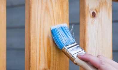 Painting fence